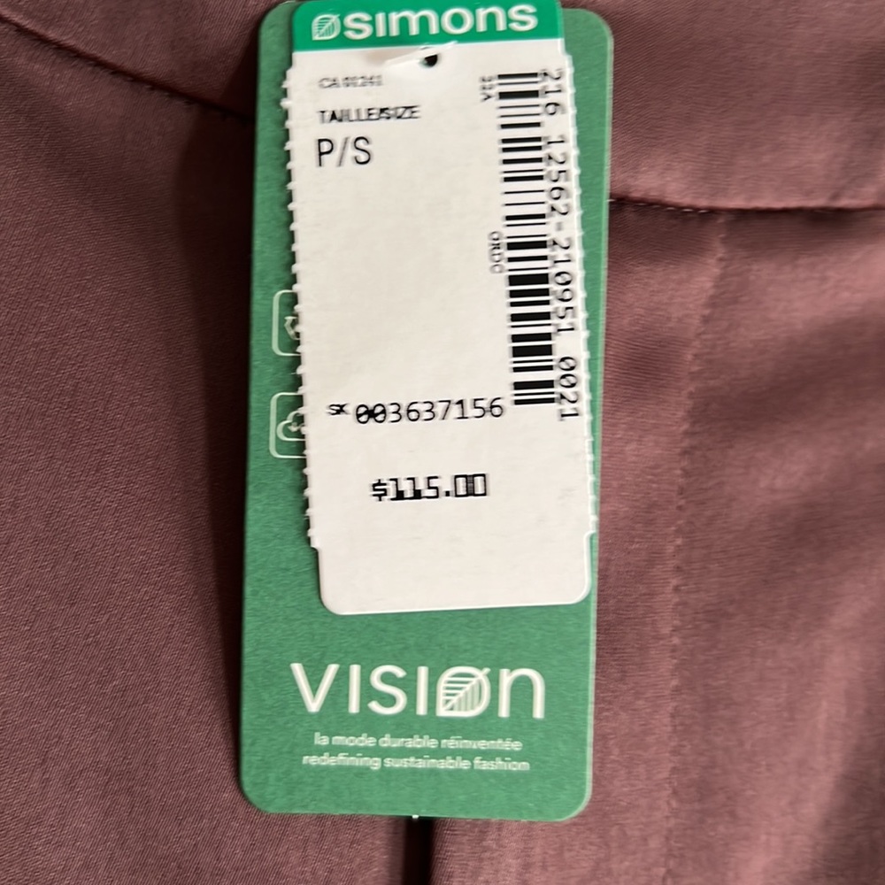 Simons Wide-Leg Pants in Deep Plum - Picture 4 of 12